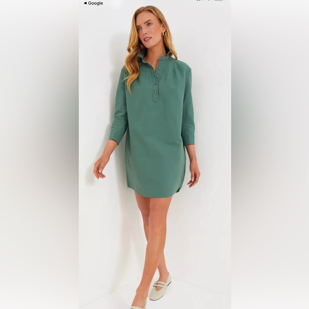 Tuckernuck Sage Green Long Sleeve Dress